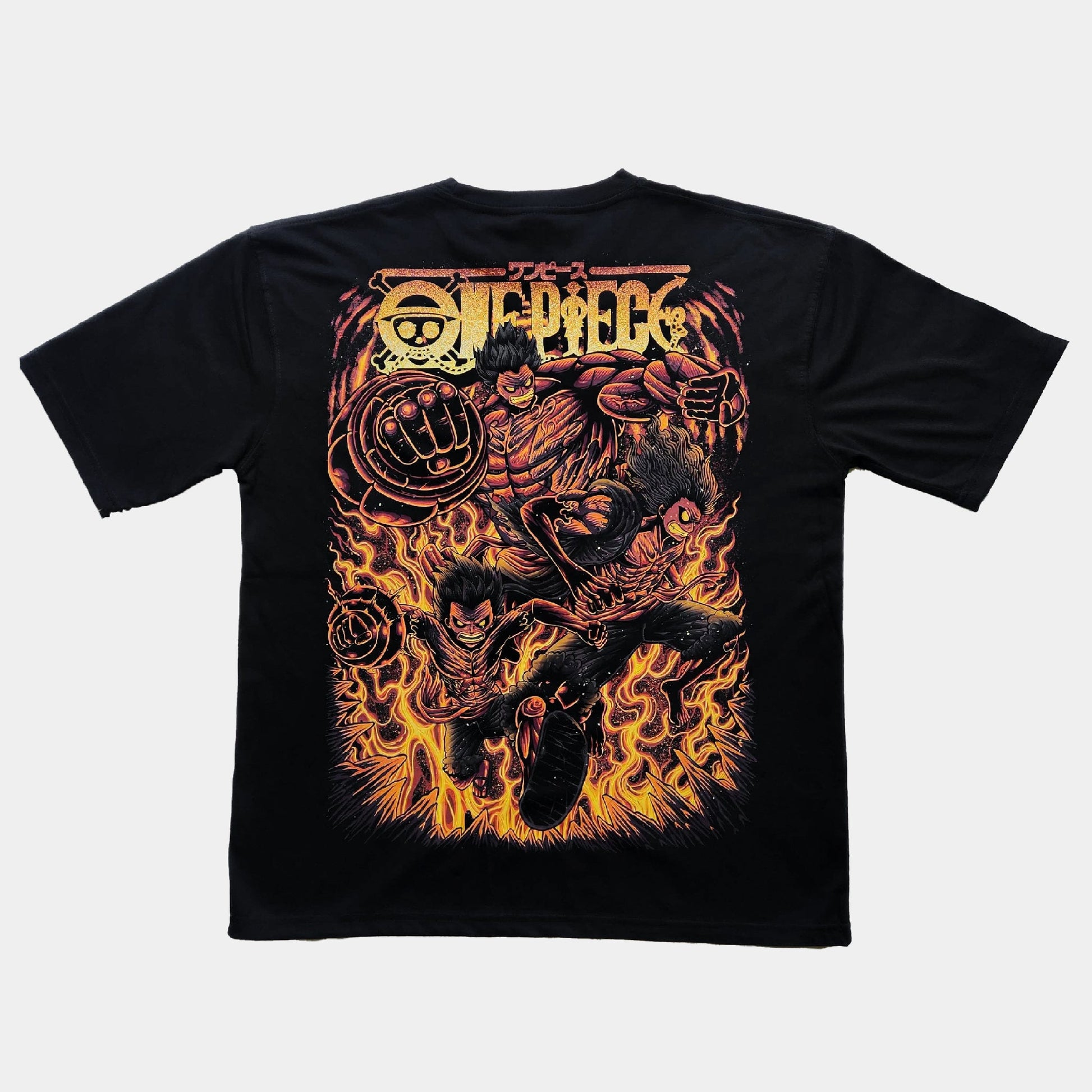 Black oversized Puffy Gears t-shirt