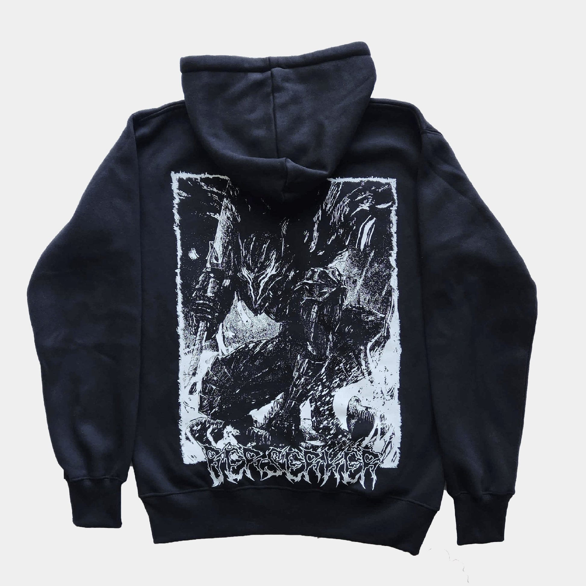 Black Berserker armour hoodie from Berserk